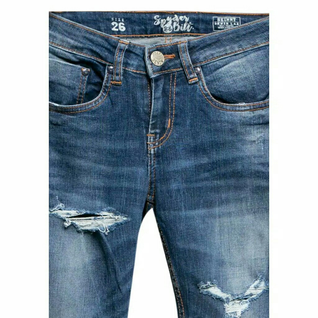 Spyderbilt Celana Panjang Jeans Wanita Biru Sasuke LPND071-B 3