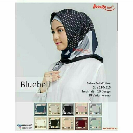 Square Azzura Bluebell