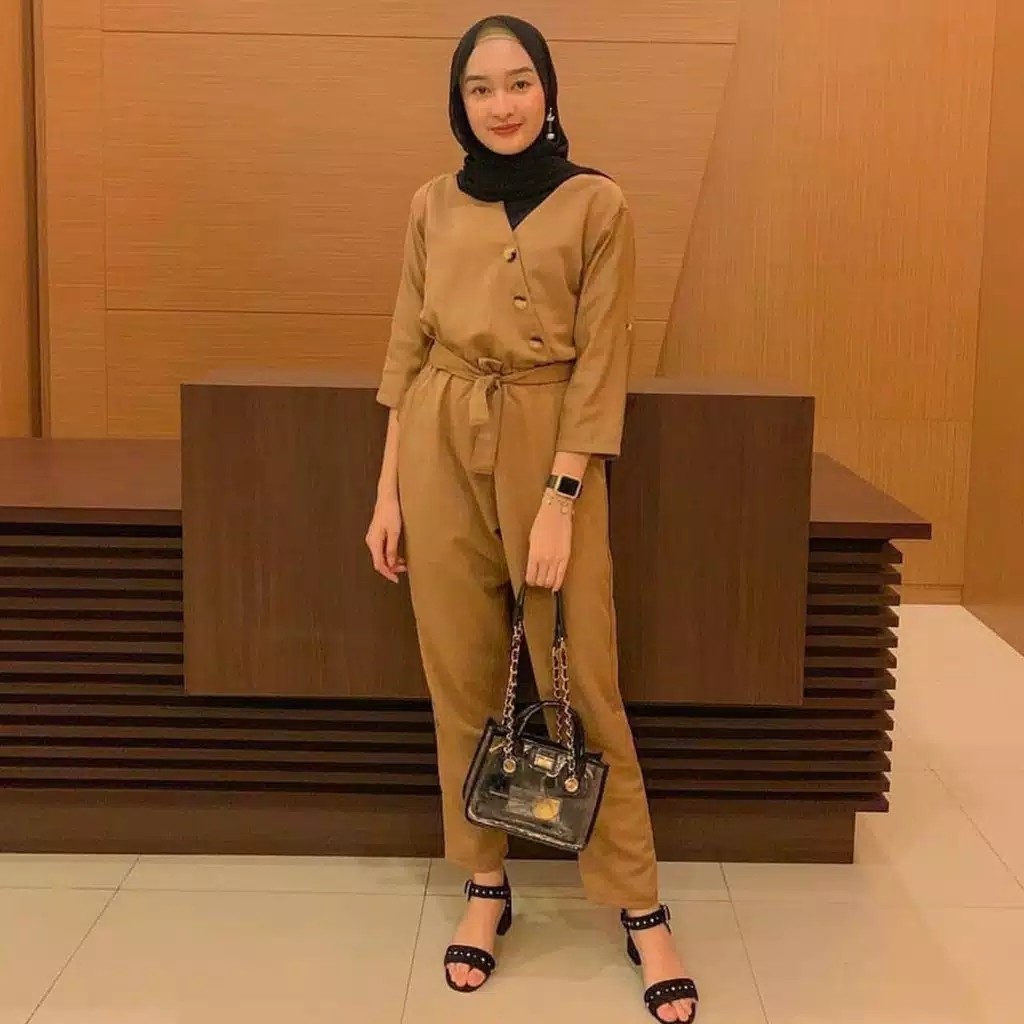 Squilby Js Jumpsuit  Baju Muslim Wanita