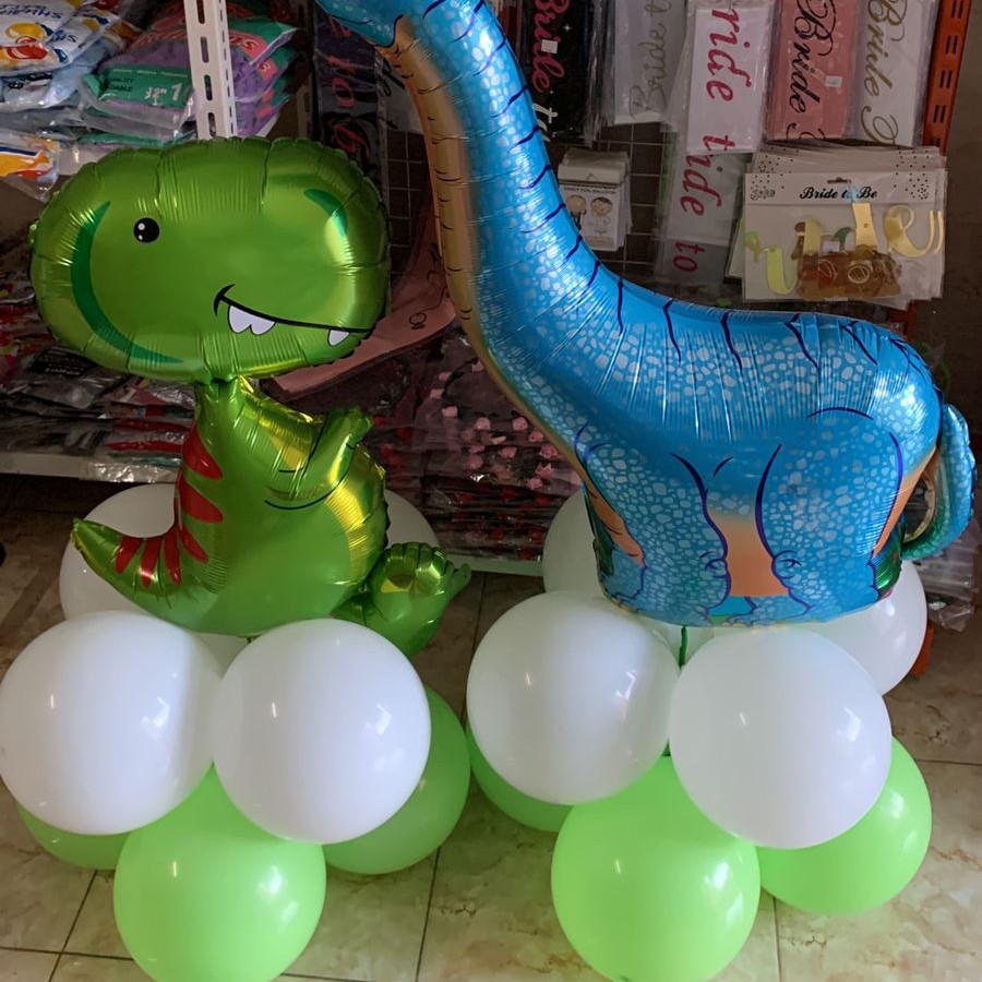 Standing Karakter 2 Tumpuk Dinosaurus Unicorn