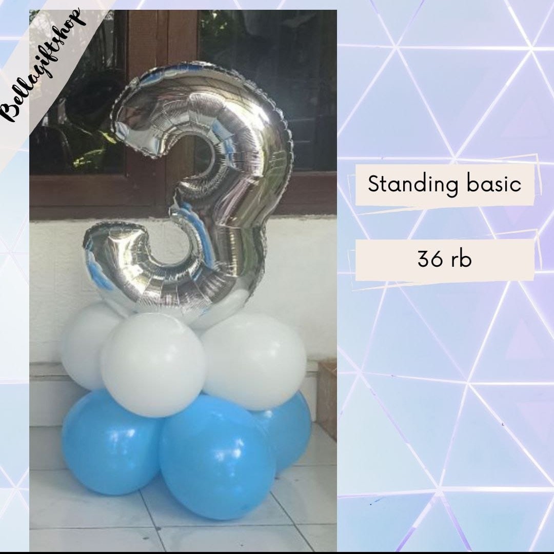 Standing angka basic Bisa request warna 2