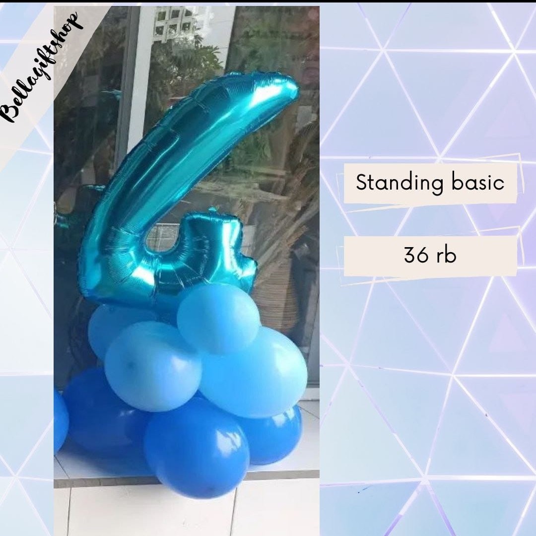 Standing angka basic Bisa request warna 4