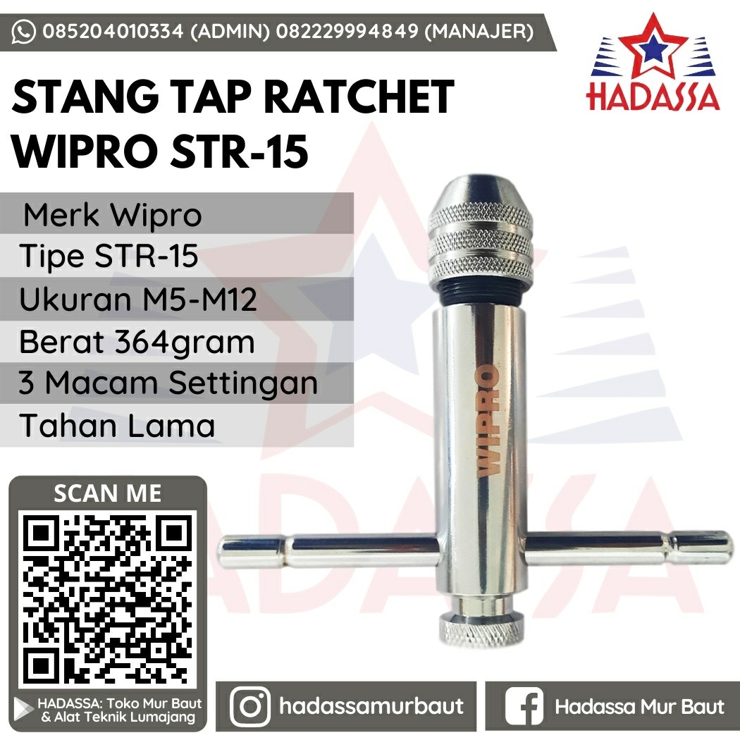 Stang Tap Ratchet Wipro STR-15