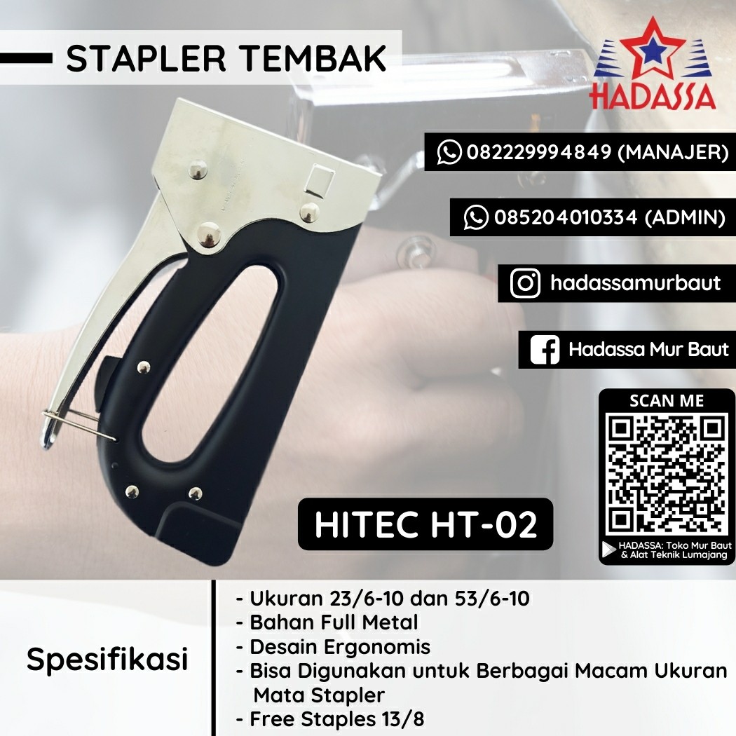 Stapler Tembak HITEC HT-02