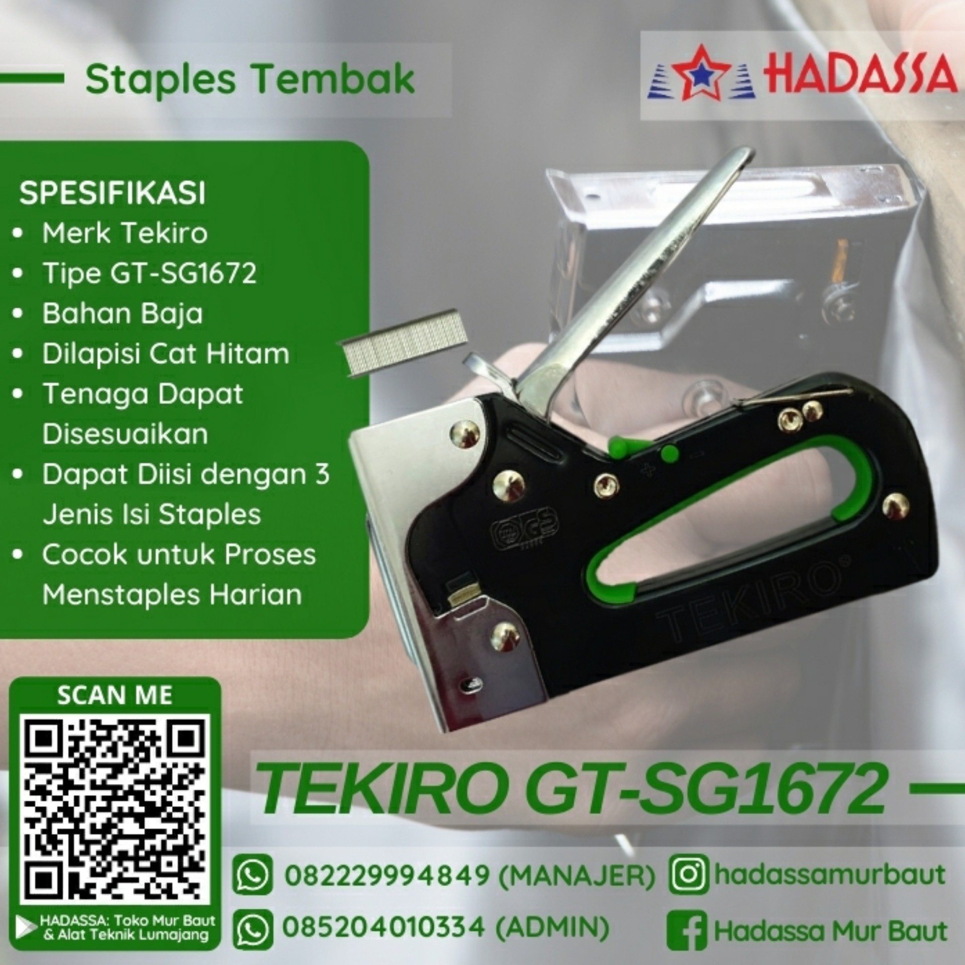 Staples Tembak Tekiro GT-SG1672