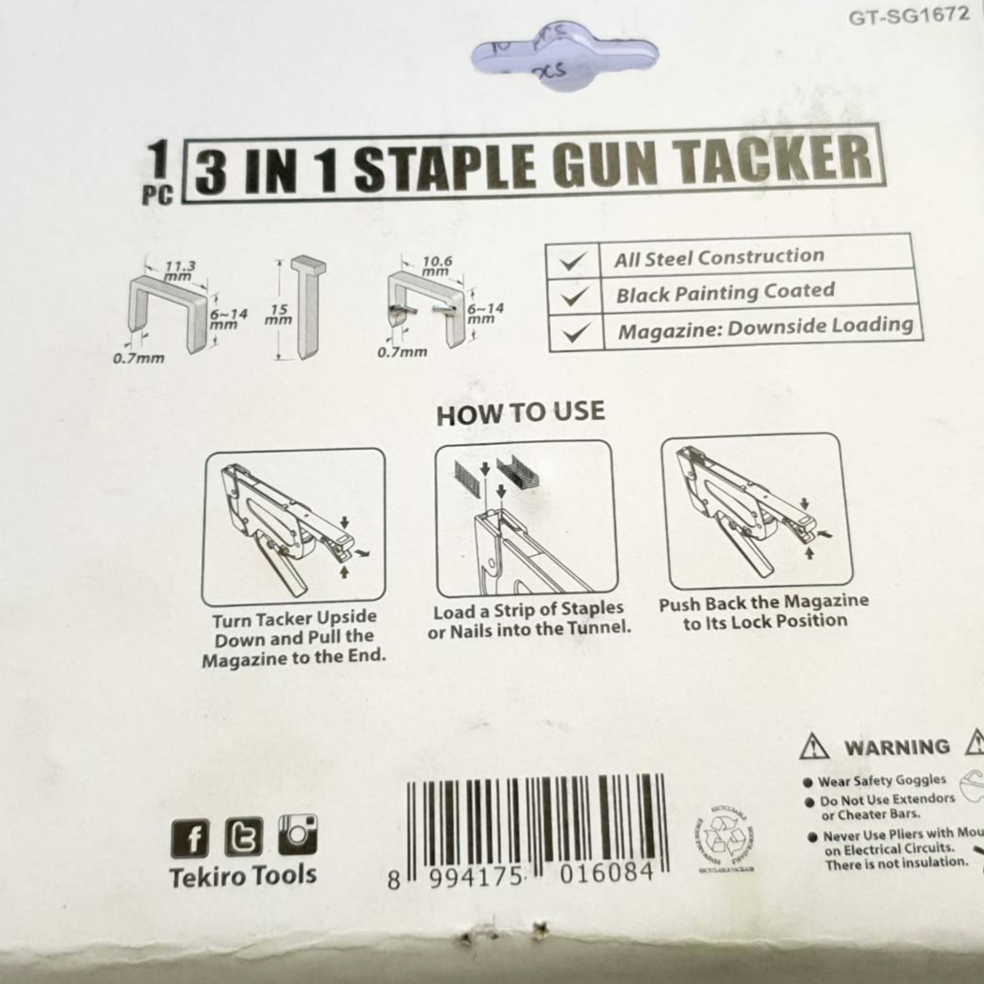 Staples Tembak Tekiro GT-SG1672 4