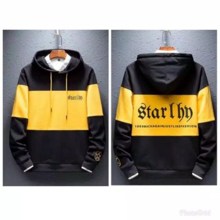 Star sweater hoodie pria