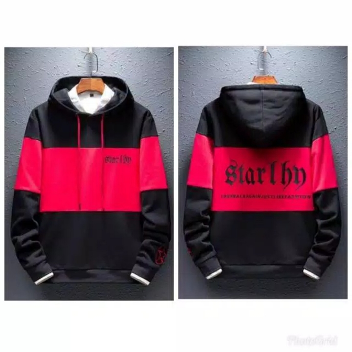 Star sweater hoodie pria 3