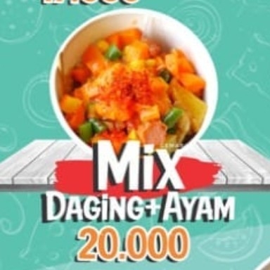 Steak Daging Mix Ayam