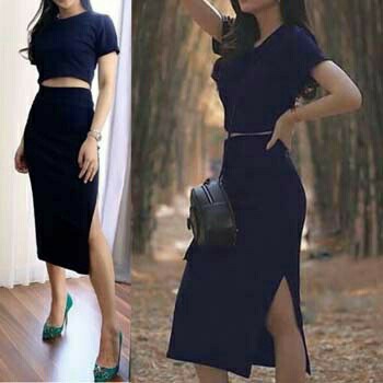 Stelan rok crop