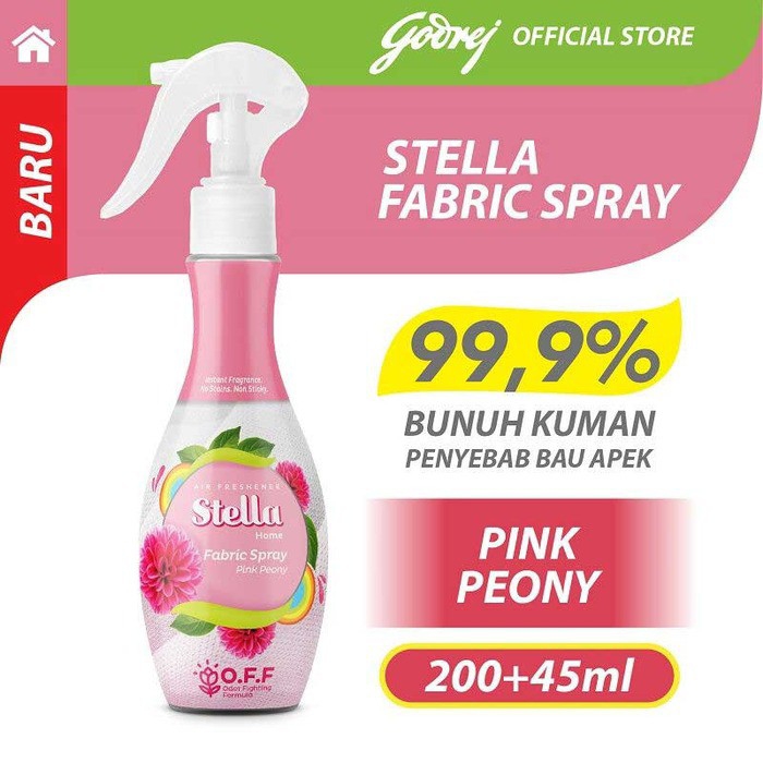 Stella Air Freshener Fabric Spray Pink Peony 245ml