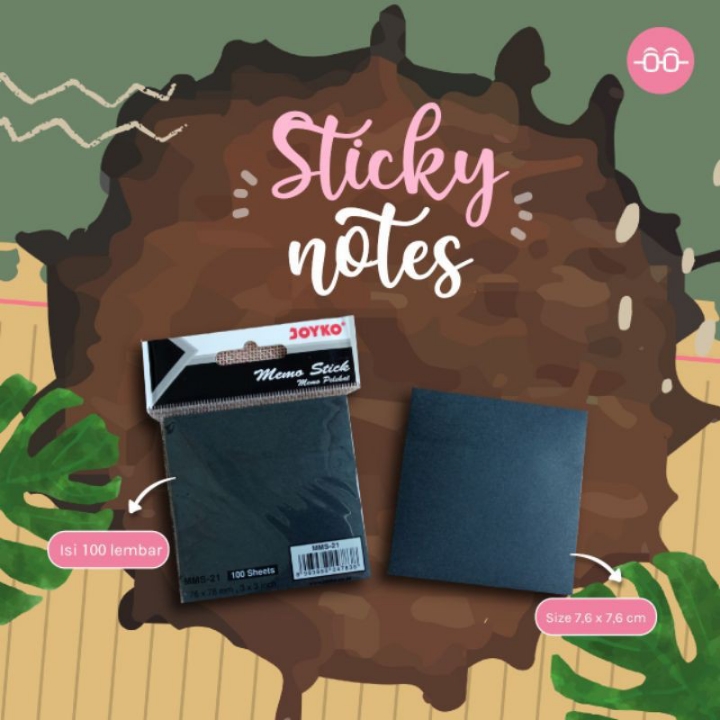 Sticky Notes Kertas Hitam Joyko