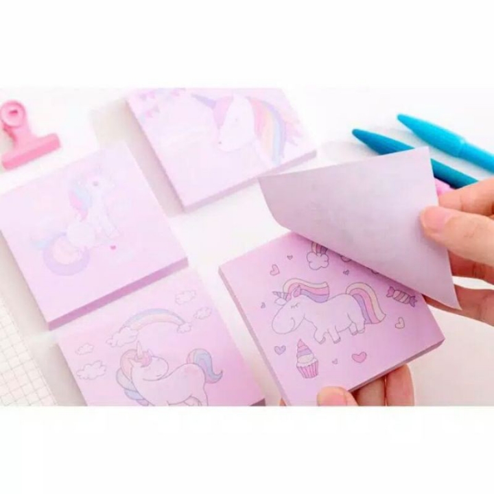 Sticky Notes Unicorn Pink Lucu 2