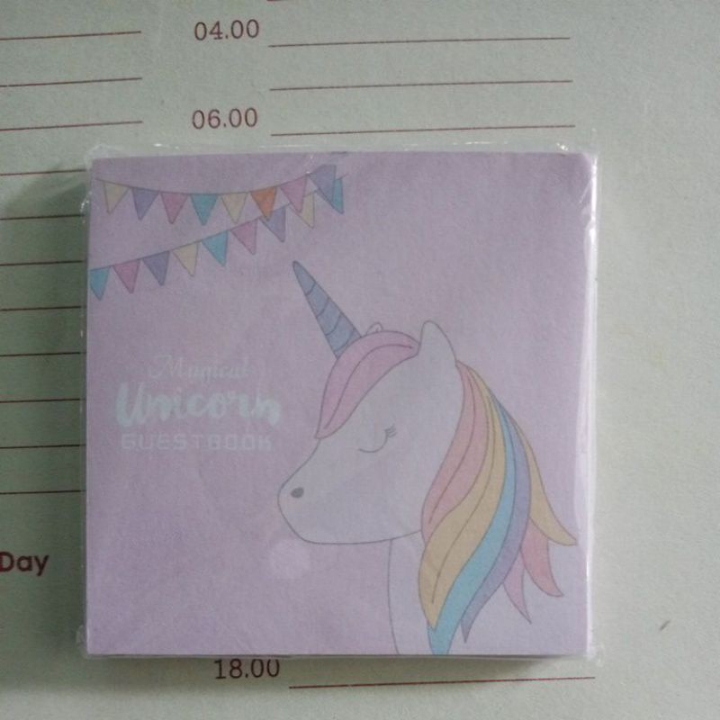 Sticky Notes Unicorn Pink Lucu 5