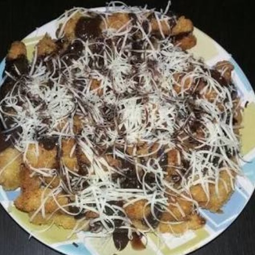 Stik Pisang Coklat | May Jek Luwuk