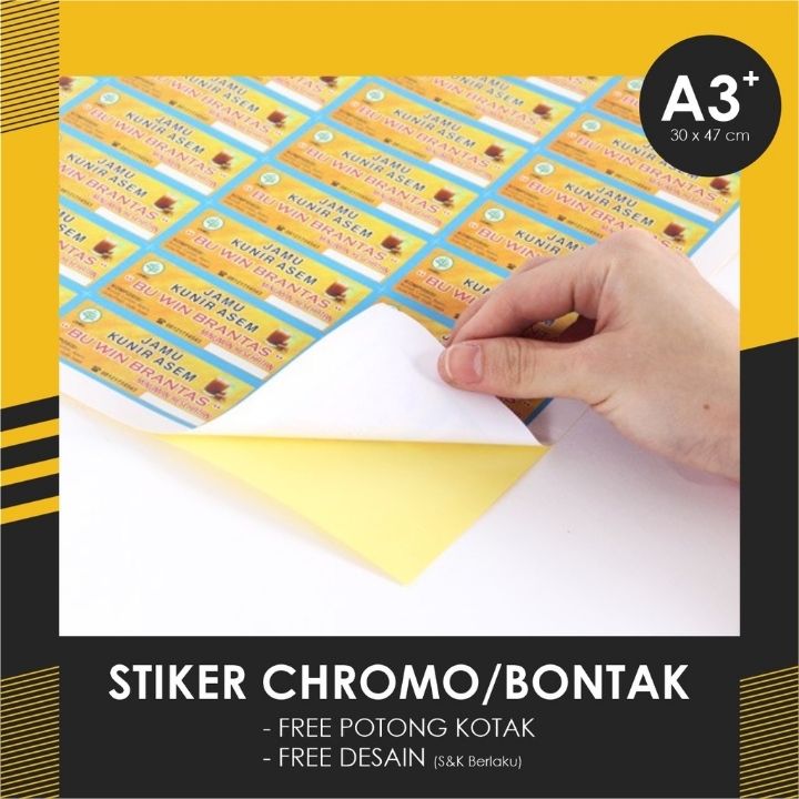 Stiker Bontak A3