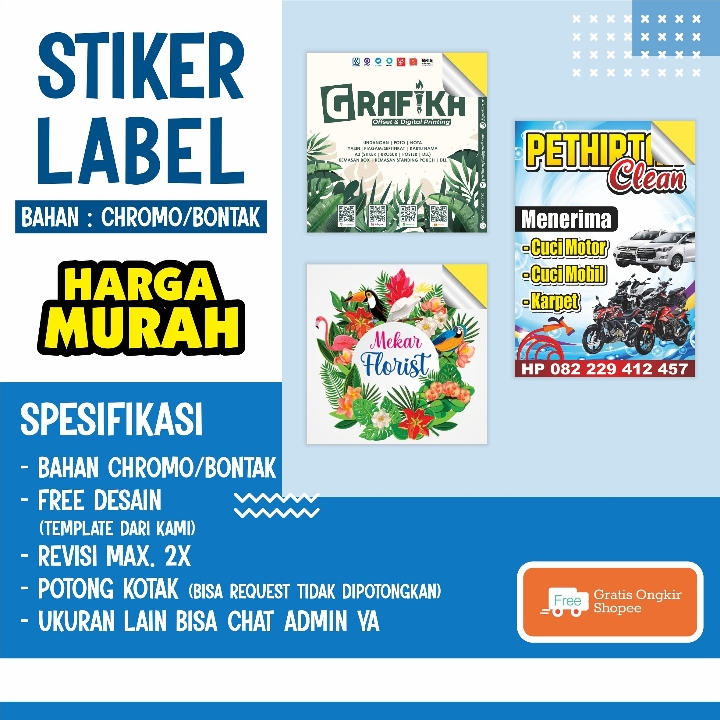 Stiker Bontak A3 2