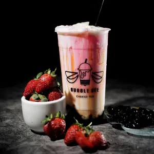 Strawberry Cheese Boba