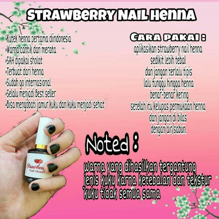 Strawberry Nail Henna 3