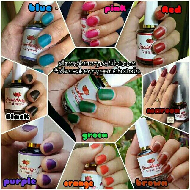 Strawberry Nail Henna 5