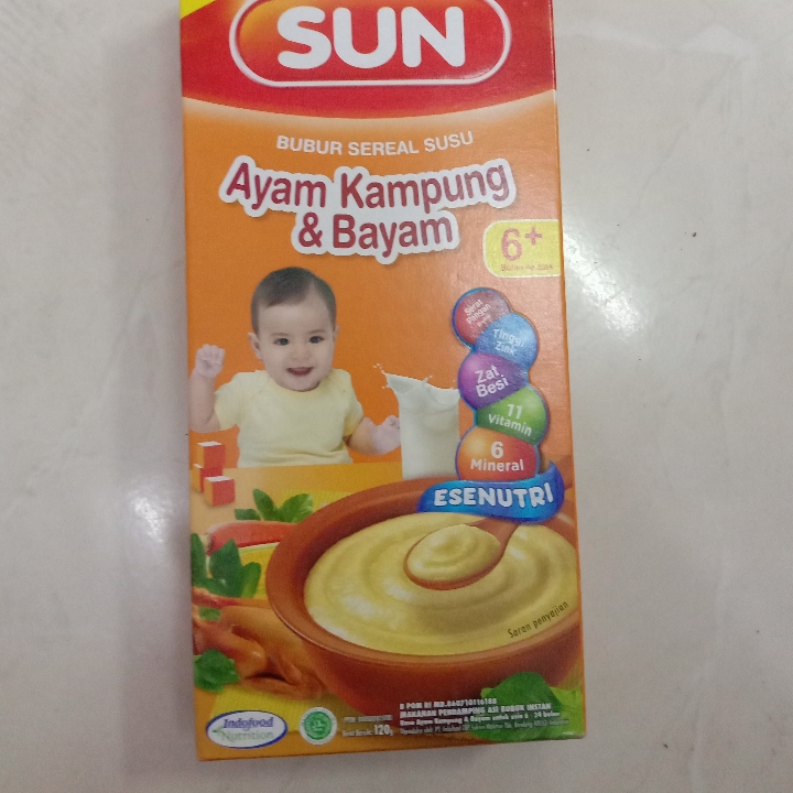 Sun Bubur Ayam Bayam120g