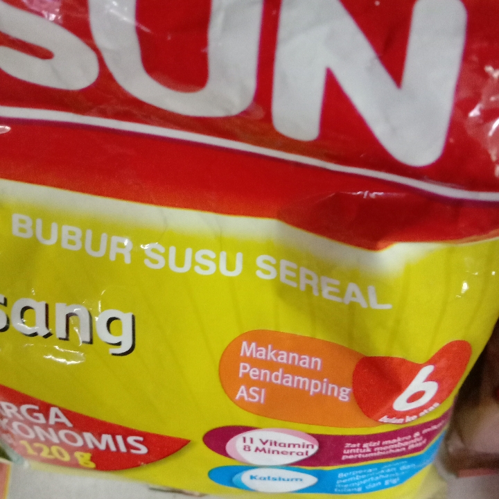 Sun Bubur Pisang sachet120g 