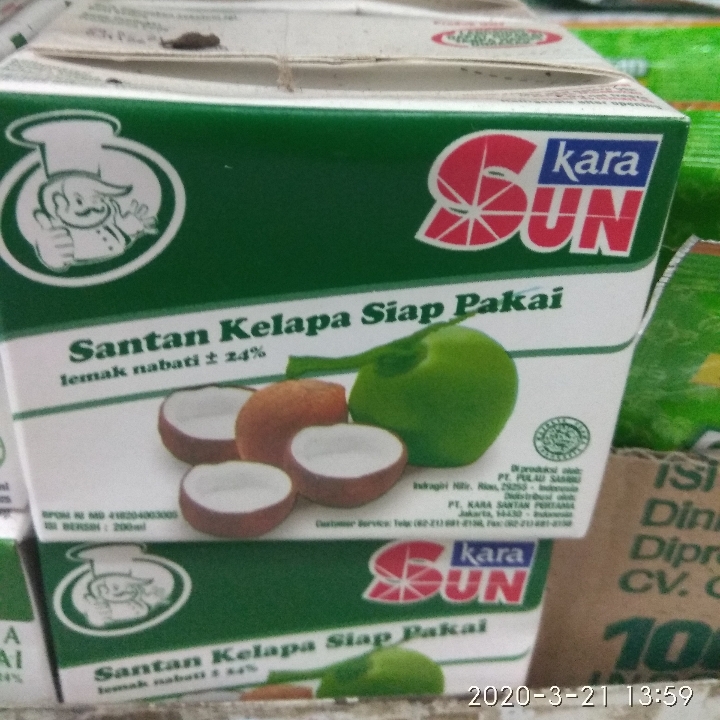 Sun Kara Santan 200ml