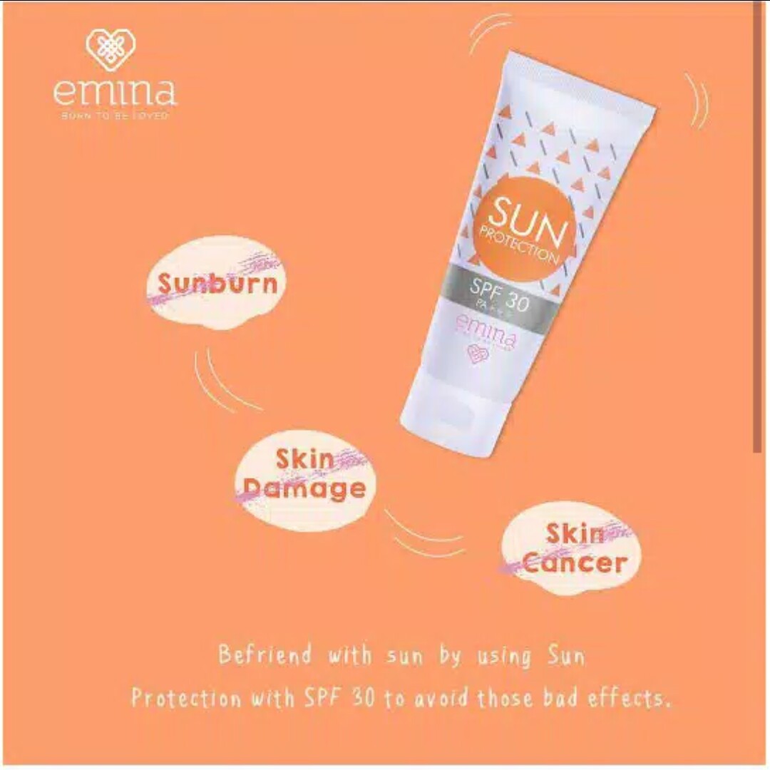 Sunblock Emina Sun Protection SPF 30 Sunblock Wajah 2