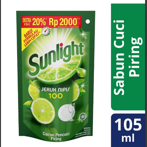 Sunlight Jeruk Nipis New Kemasan Pouch