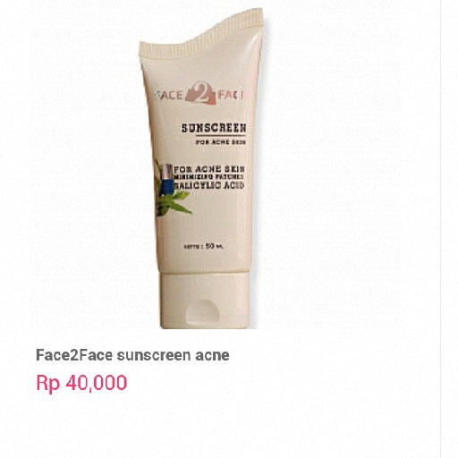 Sunscreen Acne