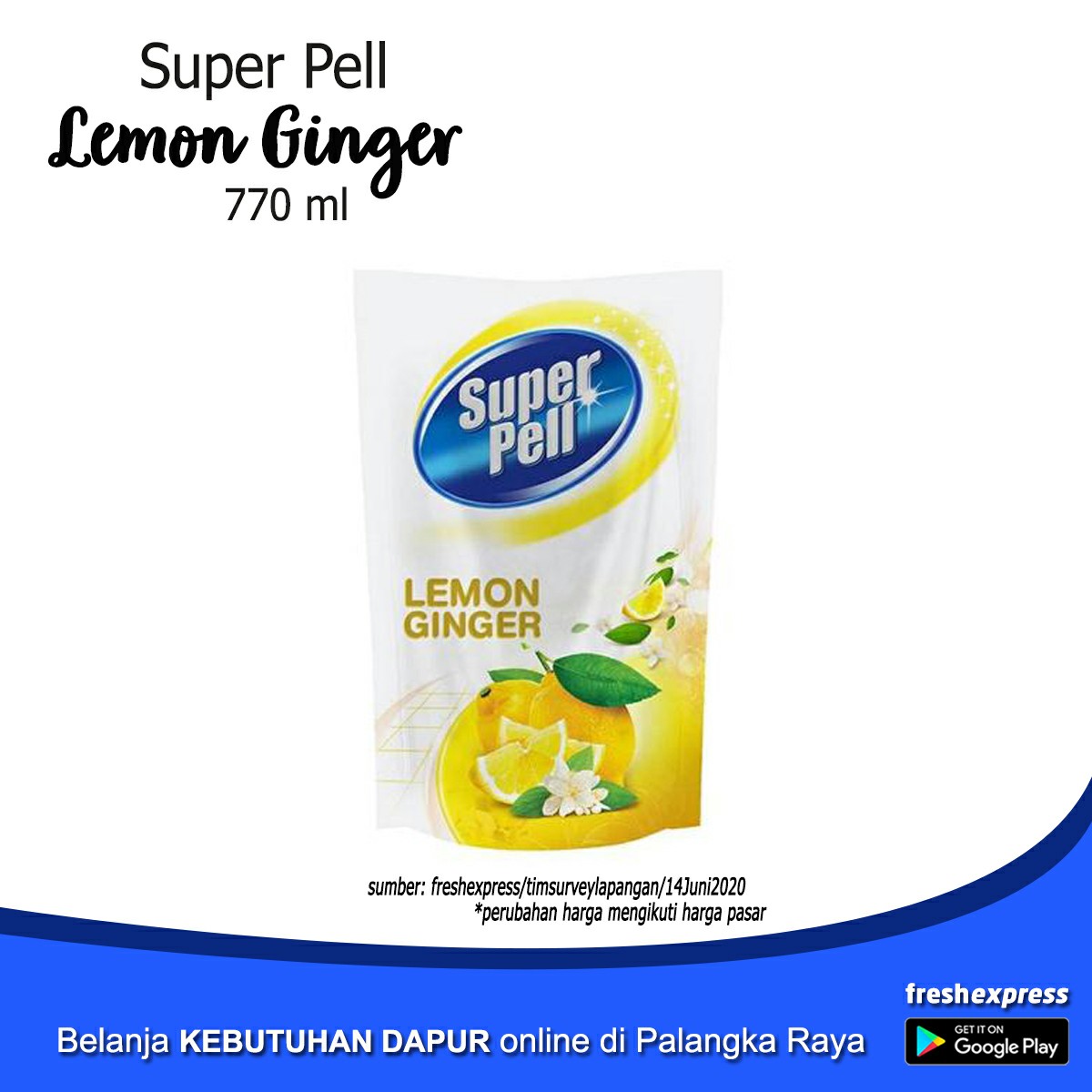Super Pell Lemon Ginger 770 Ml
