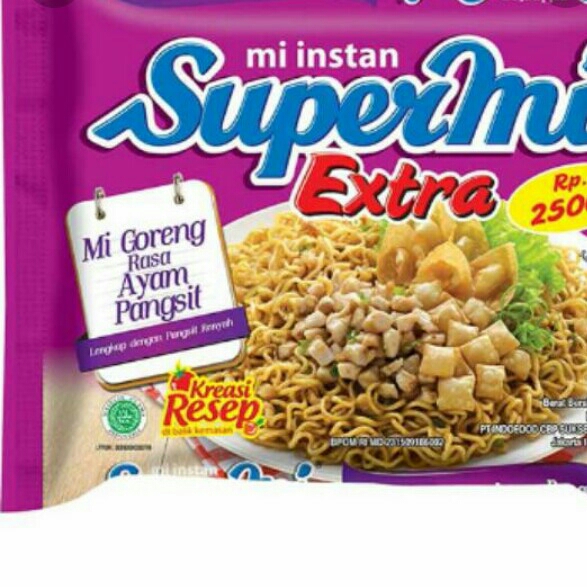 Supermi Extra Gr Ayam Pangsit 110g