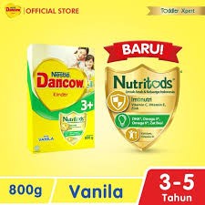 Susu - Dancow 3 plus susu bubuk nutrilon vanilla 800g