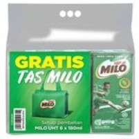 Susu - Milo Healty drink UHT Aktiv-Go 6x180gr