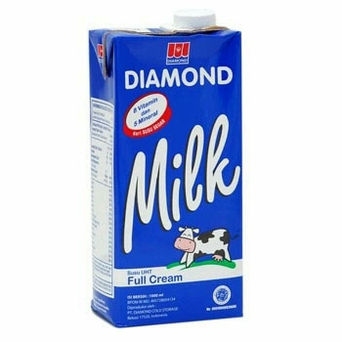 Susu Diamond UHT Fullcream 1 Liter