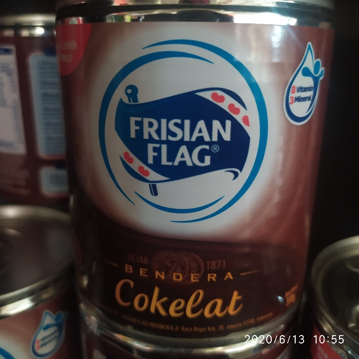 Susu Frisian Flag Bendera Coklat