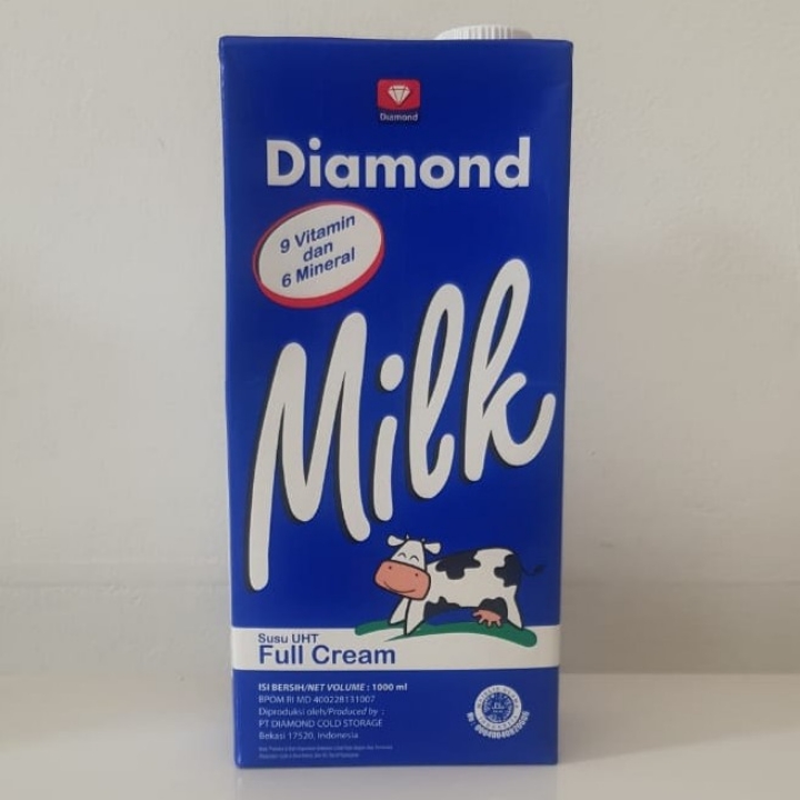 Susu Full Cream Diamond 1L