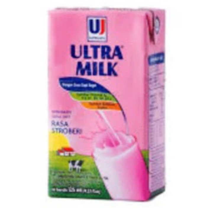 Susu Ultra Starwberry 125 ml