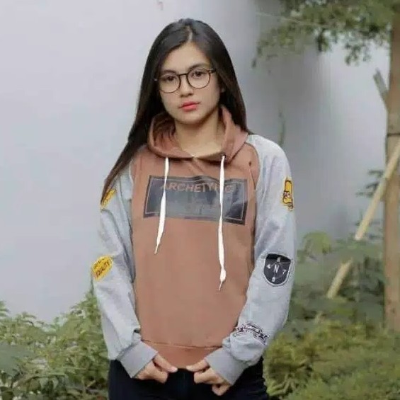 Sweater  jaket hodie ARCHETYPIC bahan babyterry fit L 2