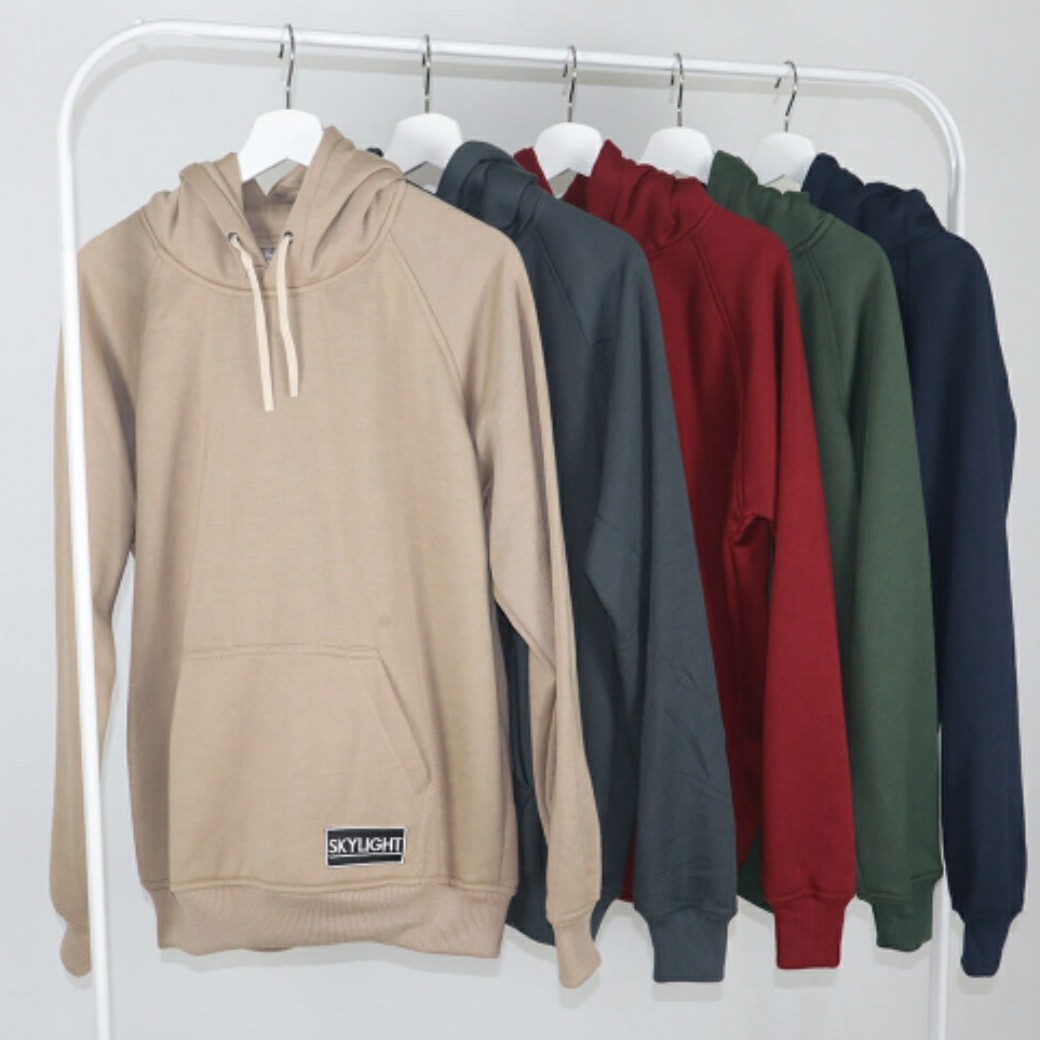 Sweater Hoodie Basic Skylight