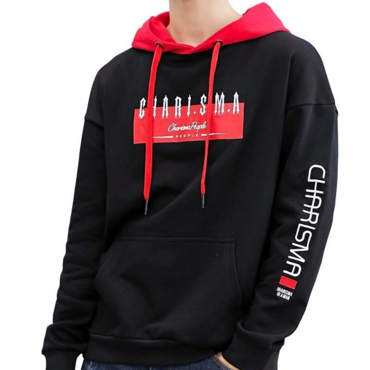 Sweater Hoodie Charisma Hitam