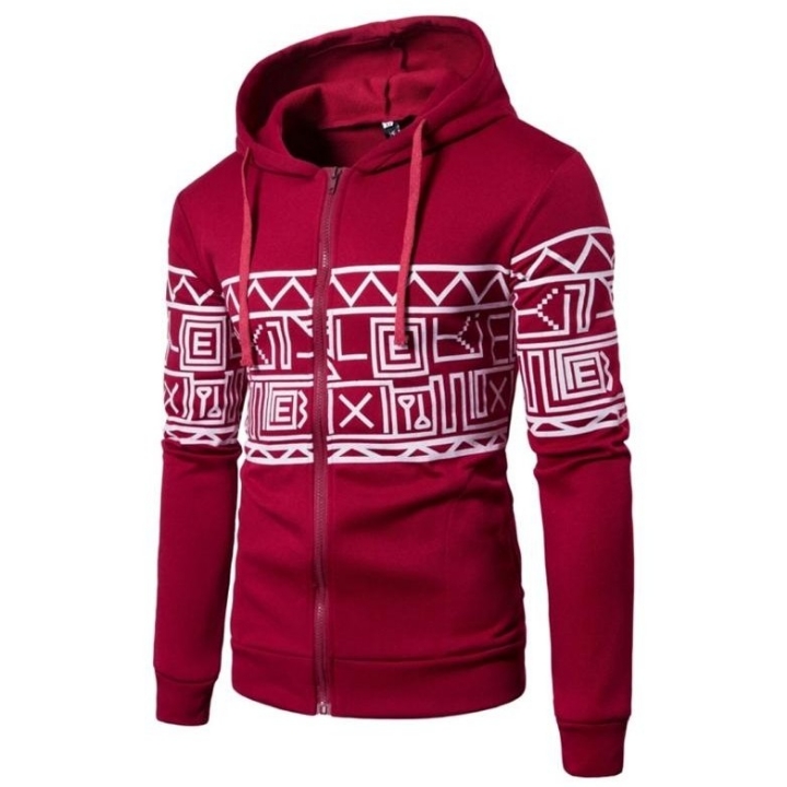 Sweater Hoodie Jorah Merah