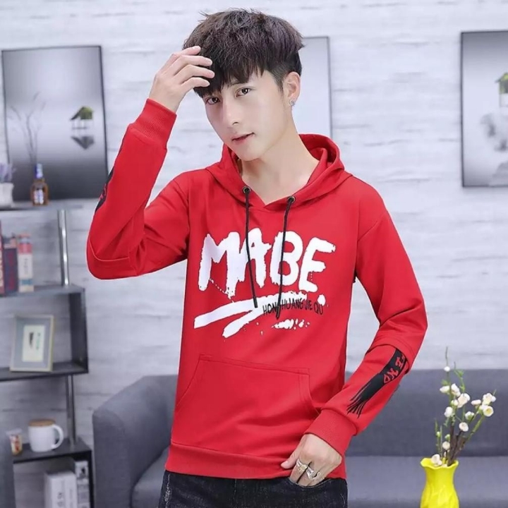 Sweater Hoodie Mabe Merah