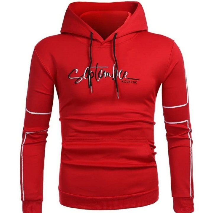 Sweater Hoodie September Merah