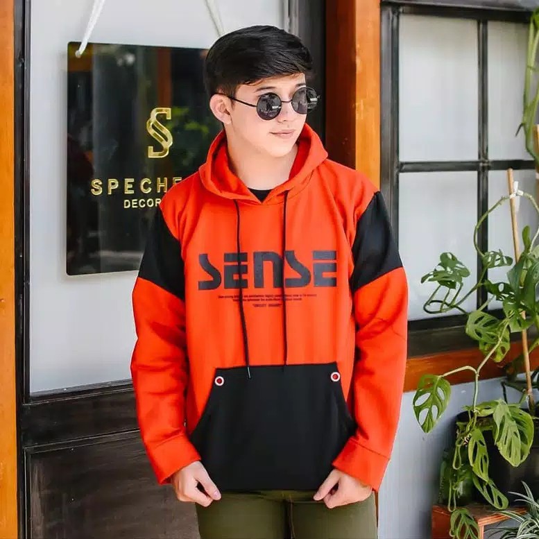 Sweater Pria Sense Hoodie Fleece 2