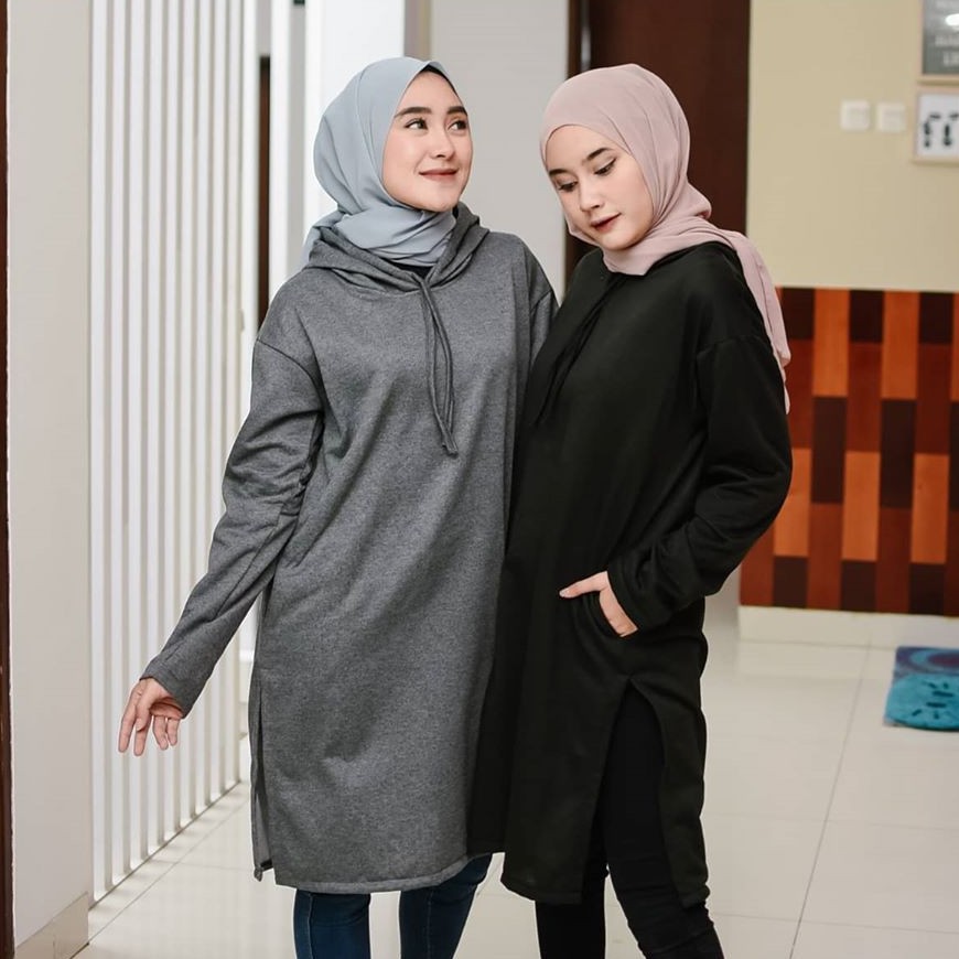 Sweater Rahmi Long Sweter Fleece