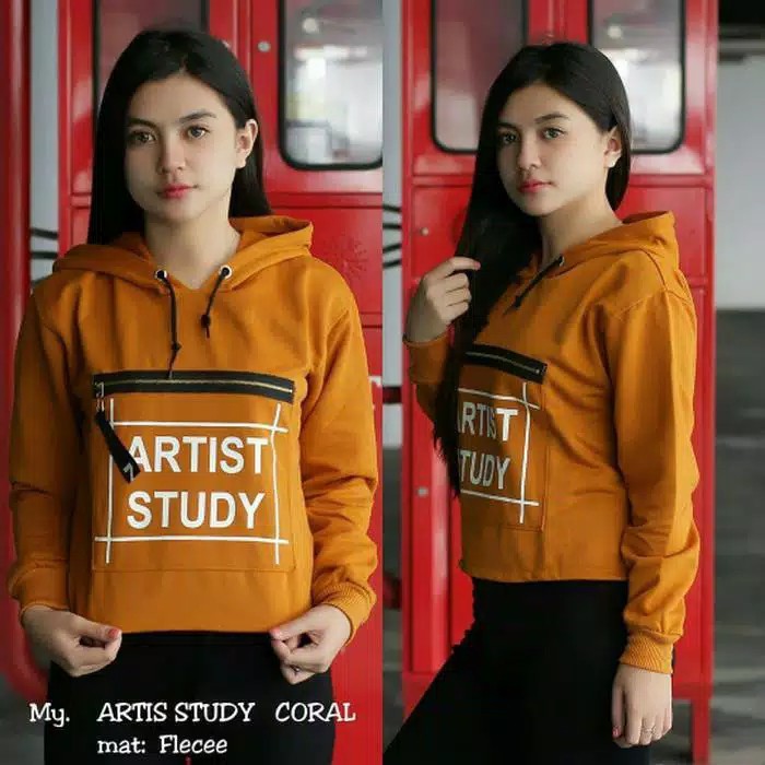 Sweater Wanita Artist Study Sweater Fleece 2