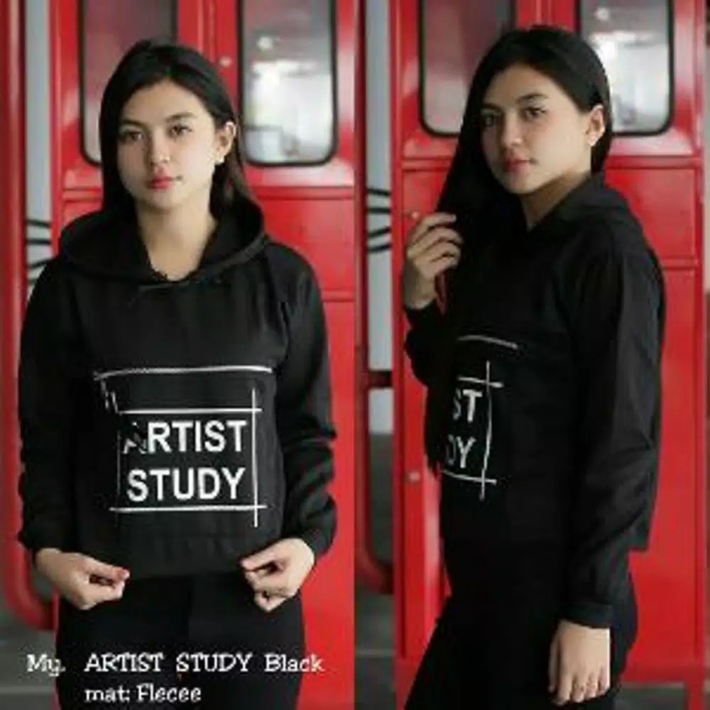 Sweater Wanita Artist Study Sweater Fleece 3