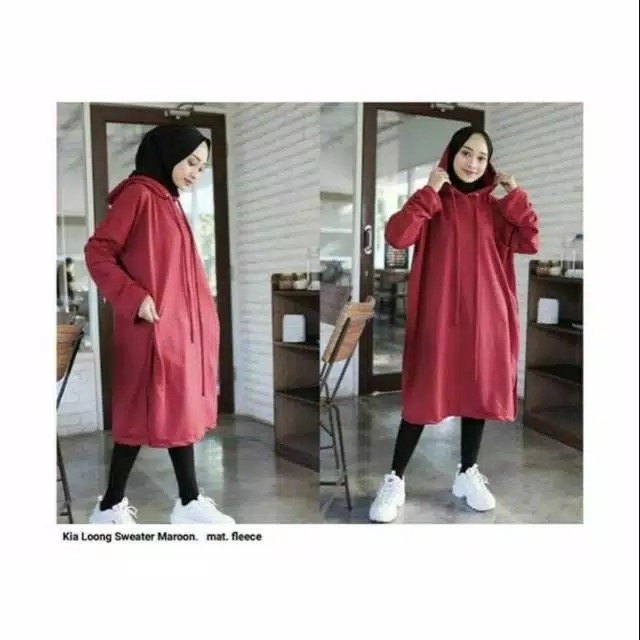 Sweater long hodie kia