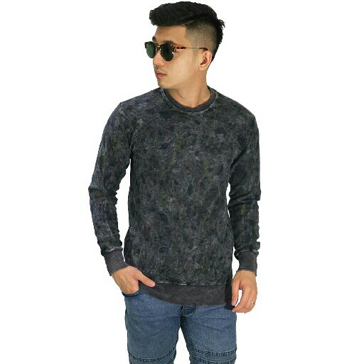 Sweatshirt Faded Colour Washed